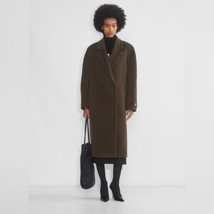 Aritzia Babaton the Slouch Coat in Burnt Cedar